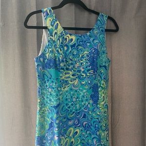 BNWT Lilly Pulitzer Blue Lagoon Shift Dress size 4